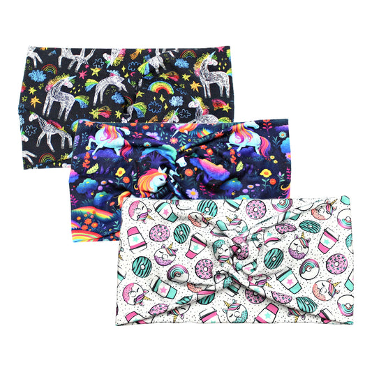 Wide Unicorn Headbands