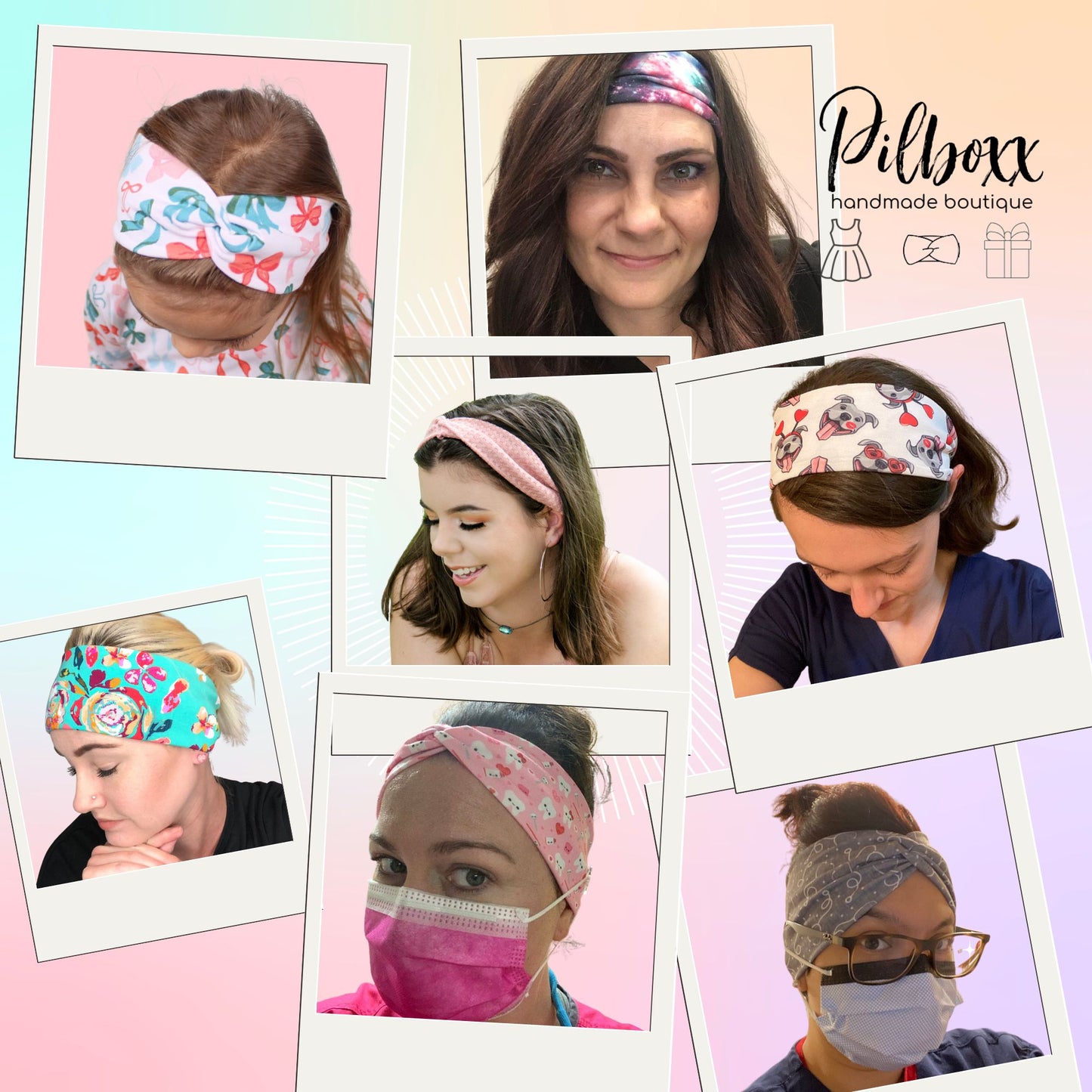 Retro Pharmacist Print Headband