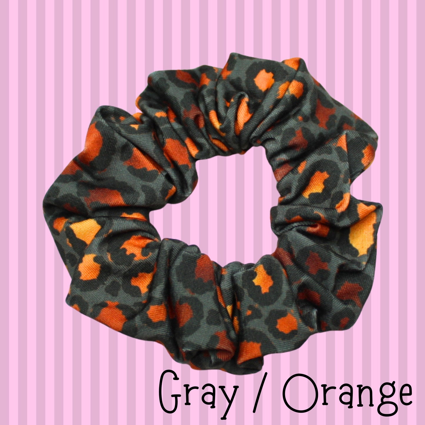 Animal Print Scrunchies