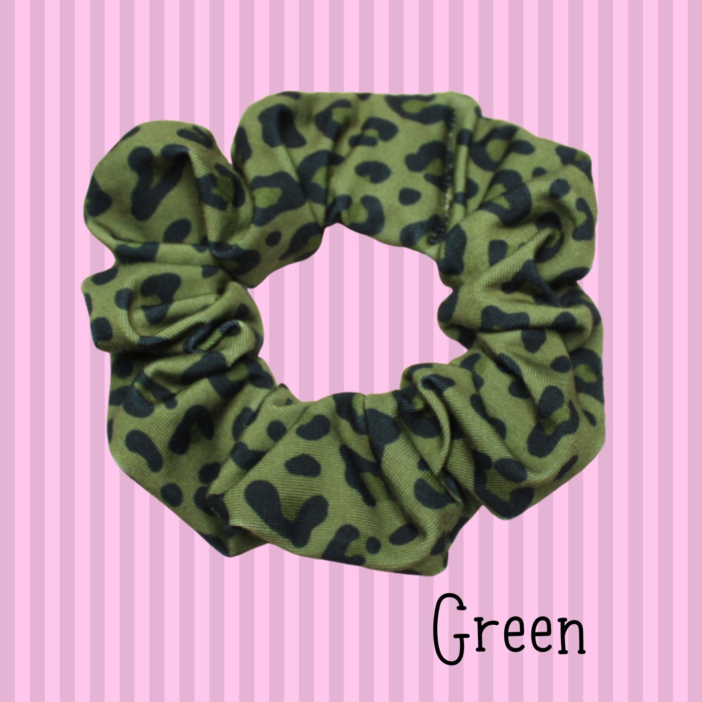 Animal Print Scrunchies