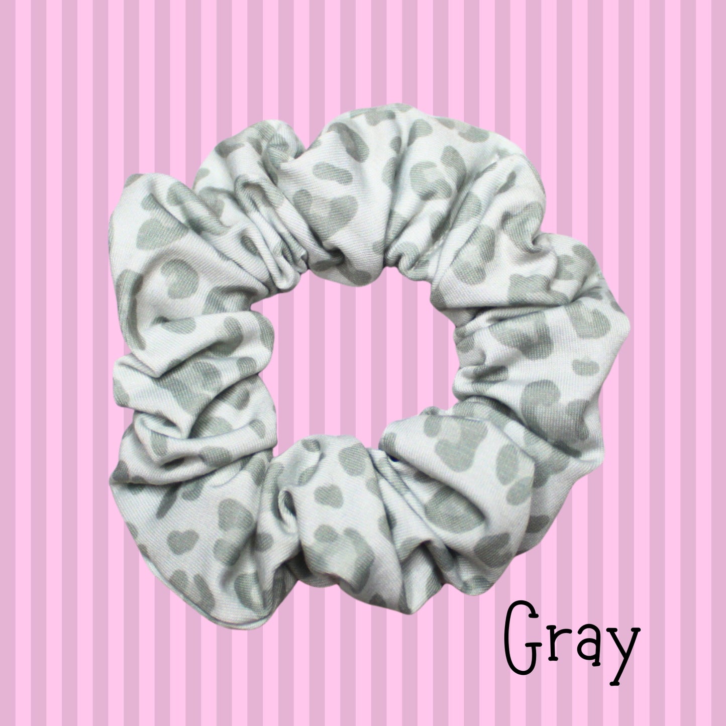 Animal Print Scrunchies