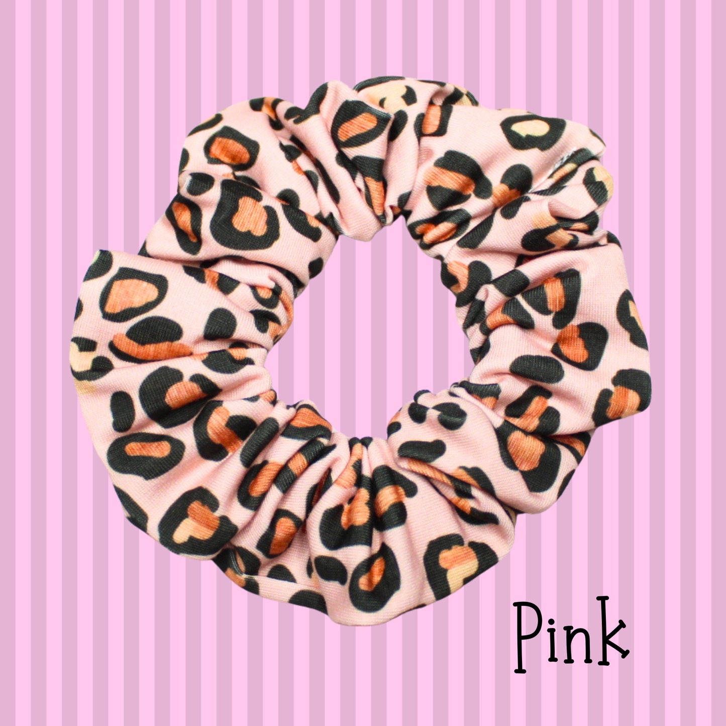 Animal Print Scrunchies