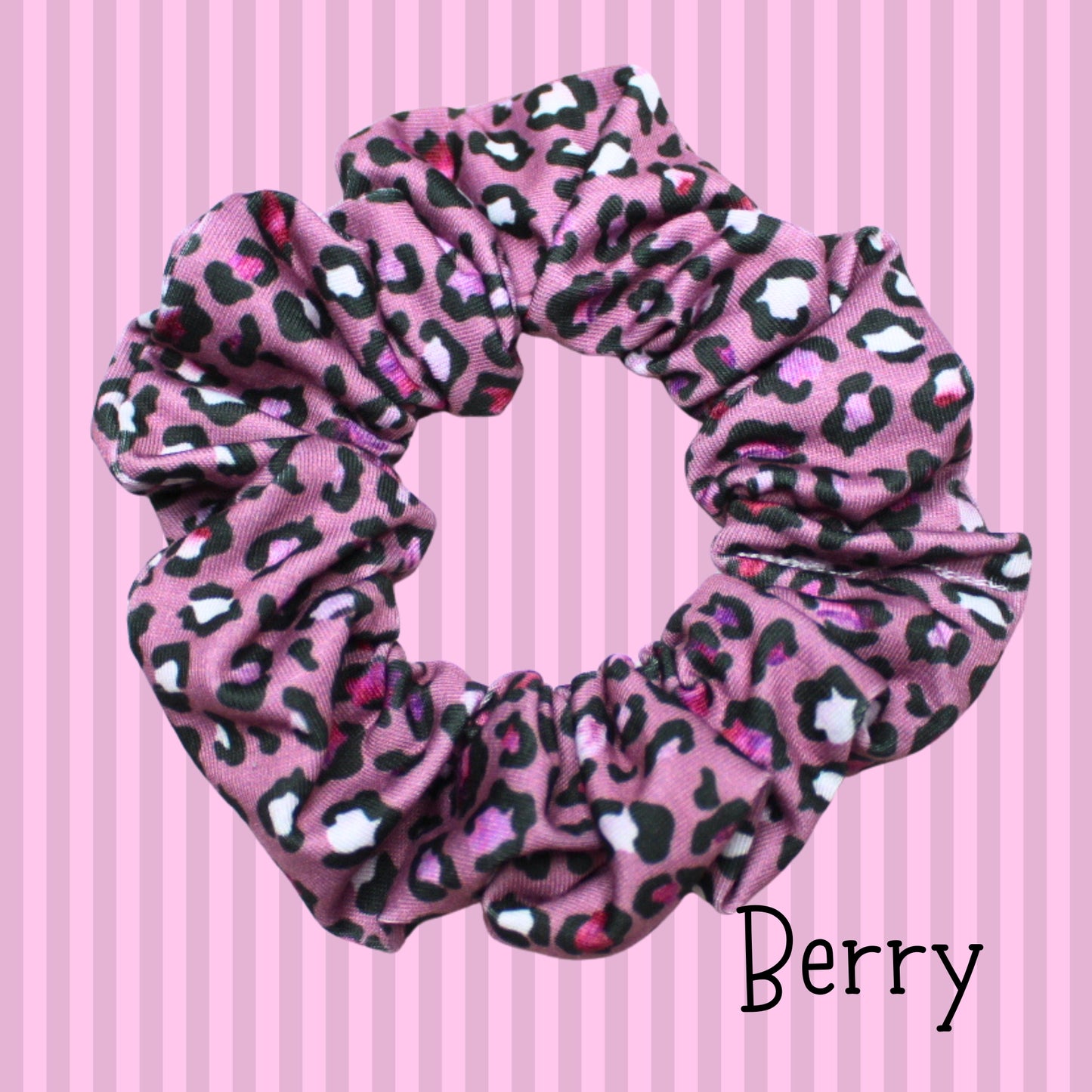 Animal Print Scrunchies