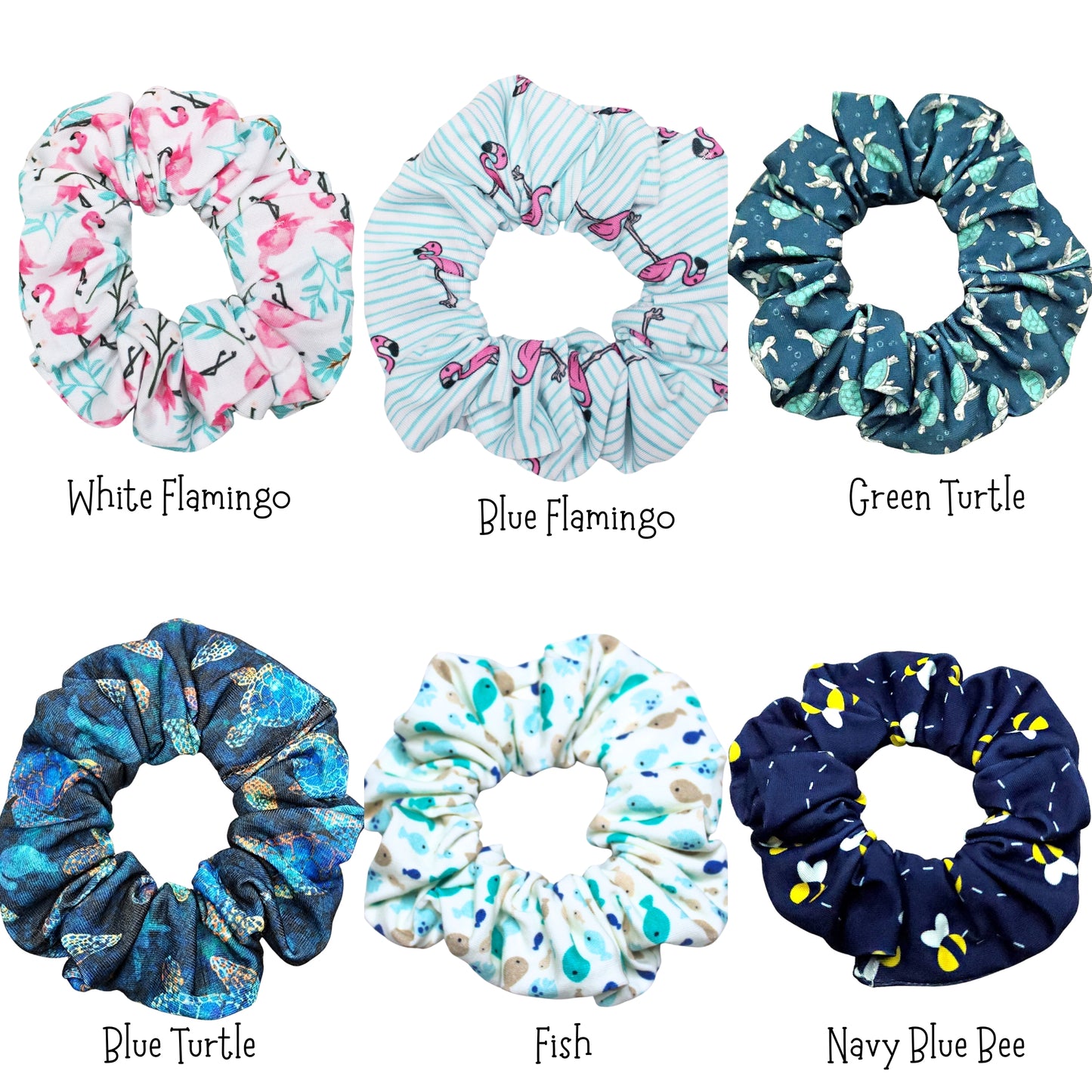 Animal Hair Scrunchies