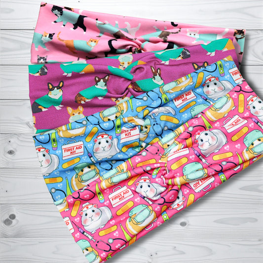 Medical Animals Stretchy Headbands