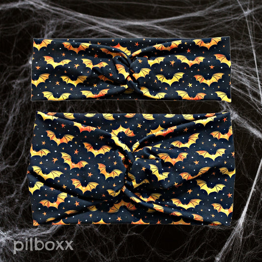 Orange Bat Headband