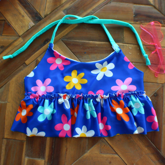 Bold Floral Bikini Top