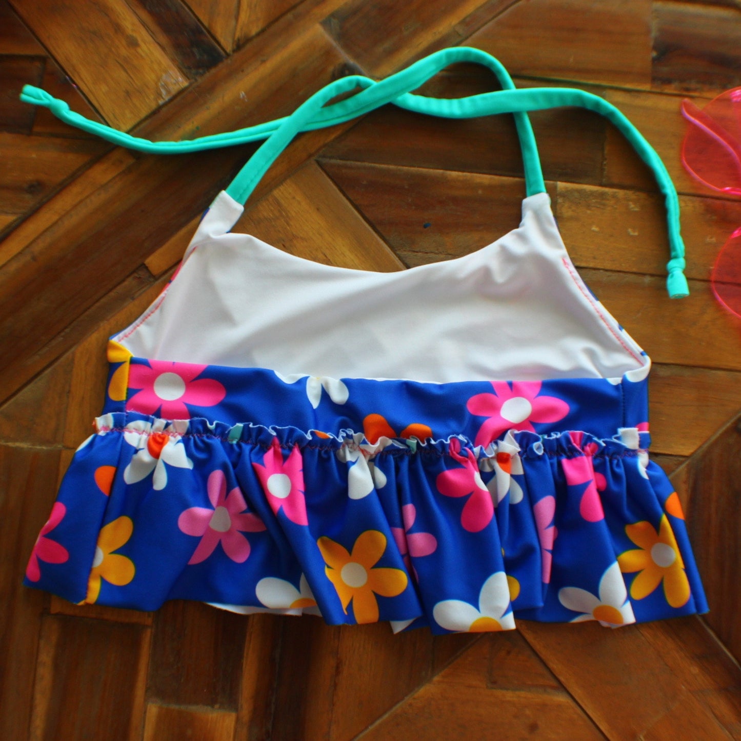 Bold Floral Bikini Top