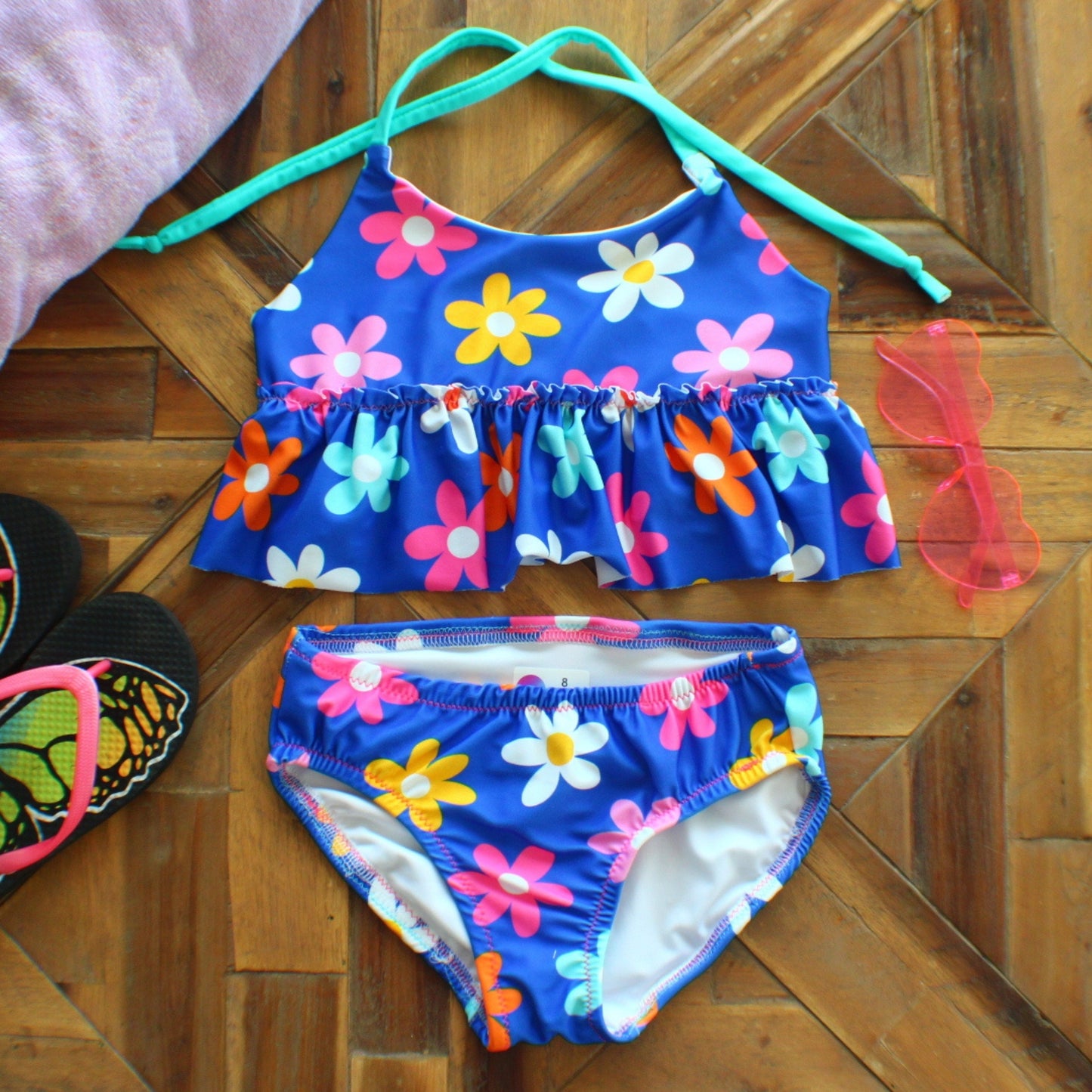 Bold Floral Bikini Bottoms