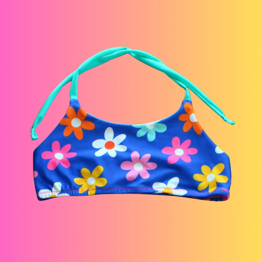 Bold Floral Bikini Top