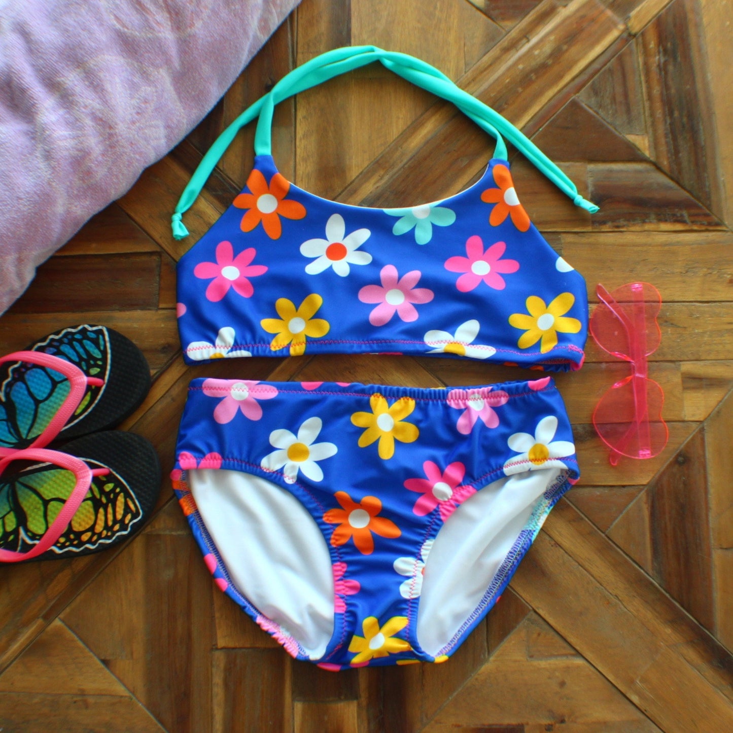 Bold Floral Bikini Bottoms