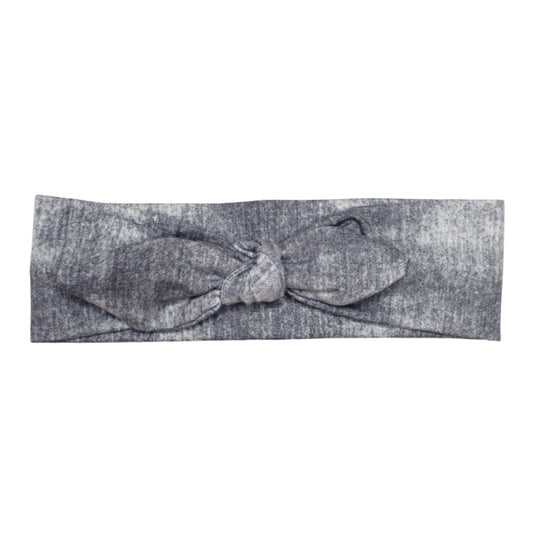 Faux Denim Bow Headbands