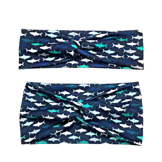 Blue Shark Headband