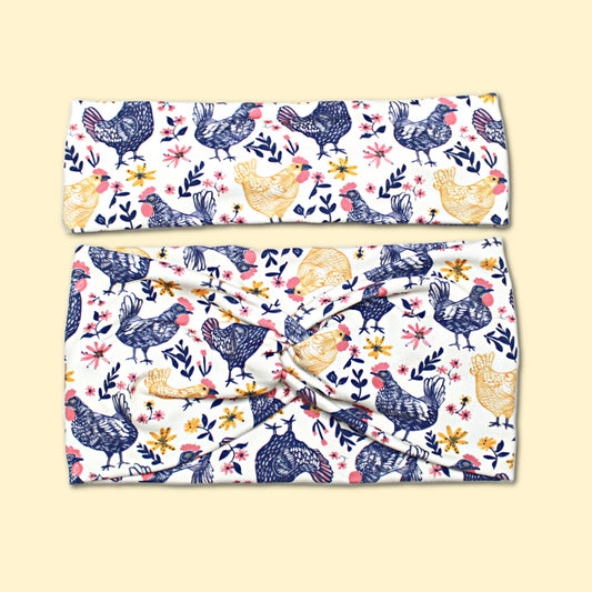 Blue Chicken Headband