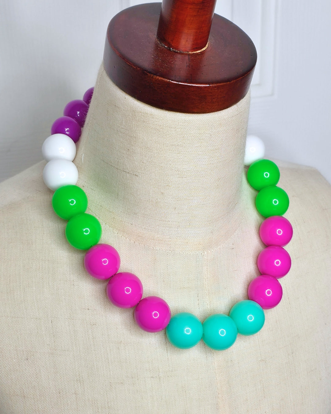 Neon Colorblock 18" Necklace
