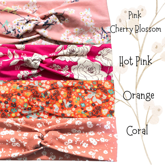 Cotton Floral Headbands