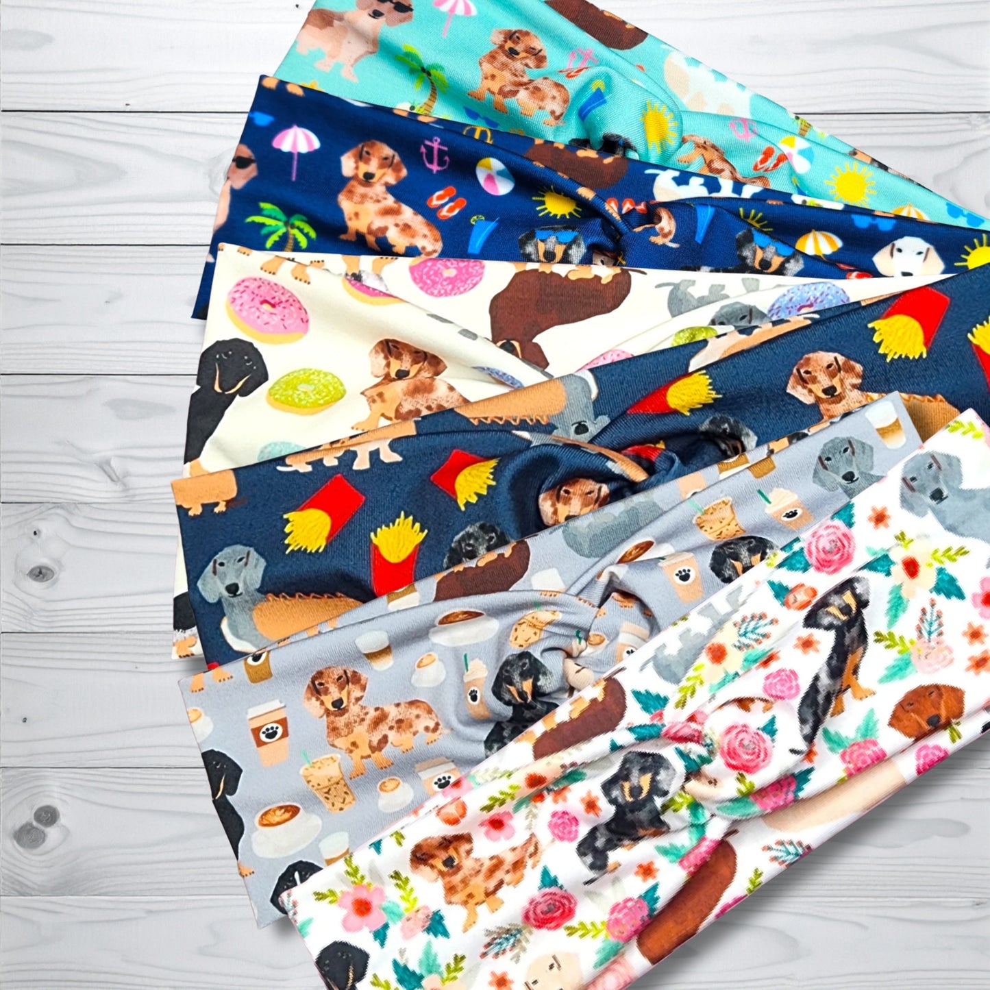Wiener Dog Stretchy Headbands