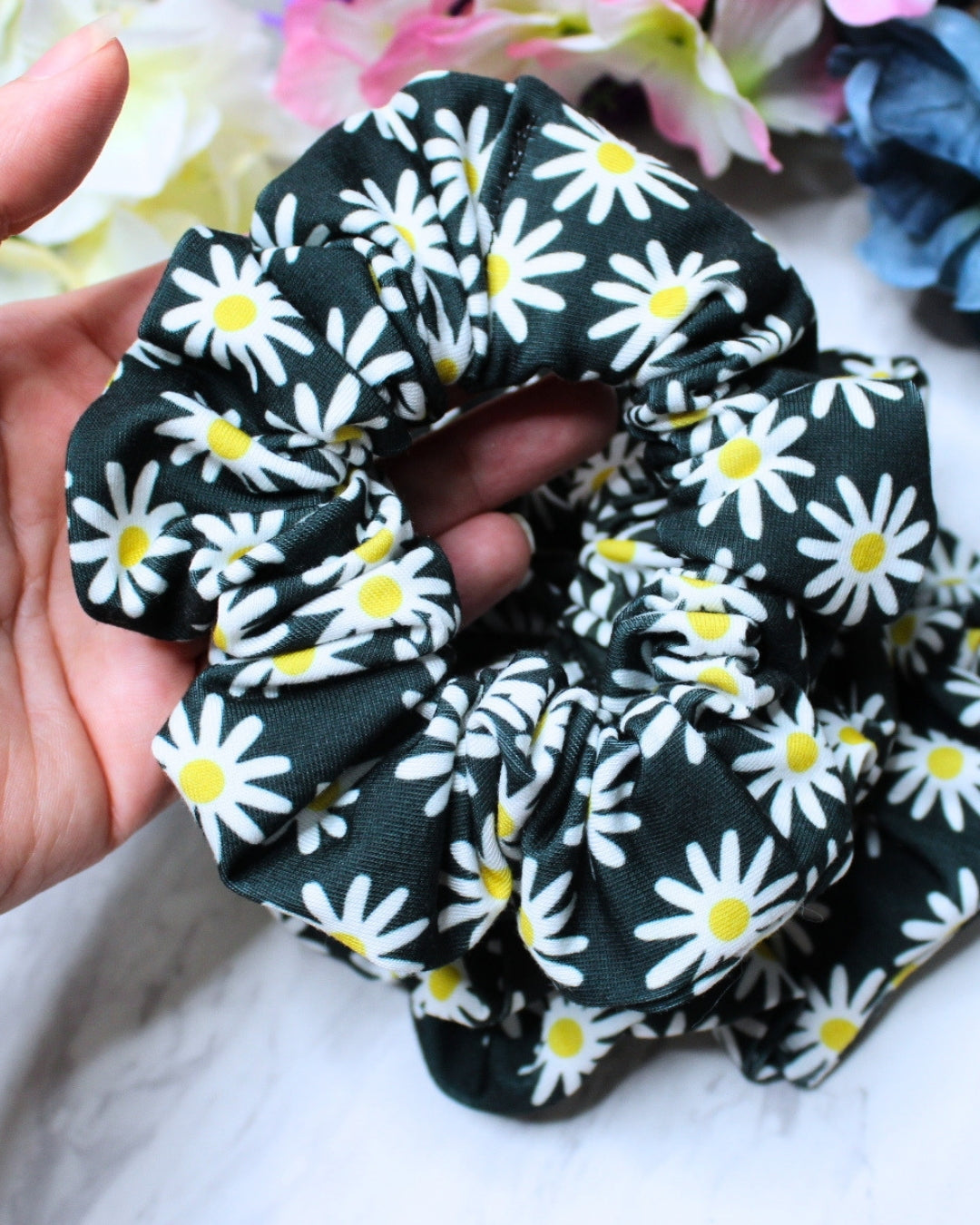 Floral Scrunchies
