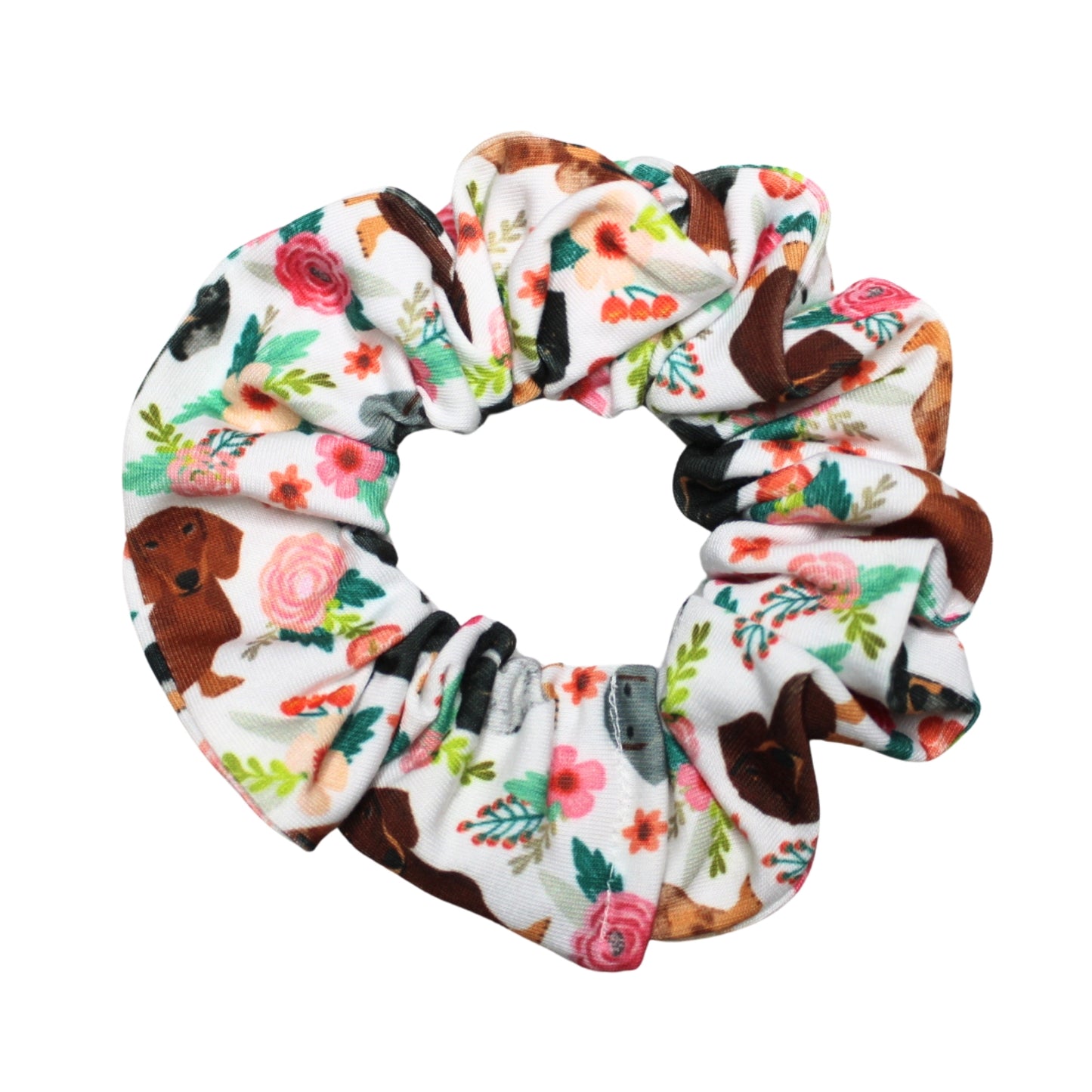 Wiener Dog Hair Scrunchies