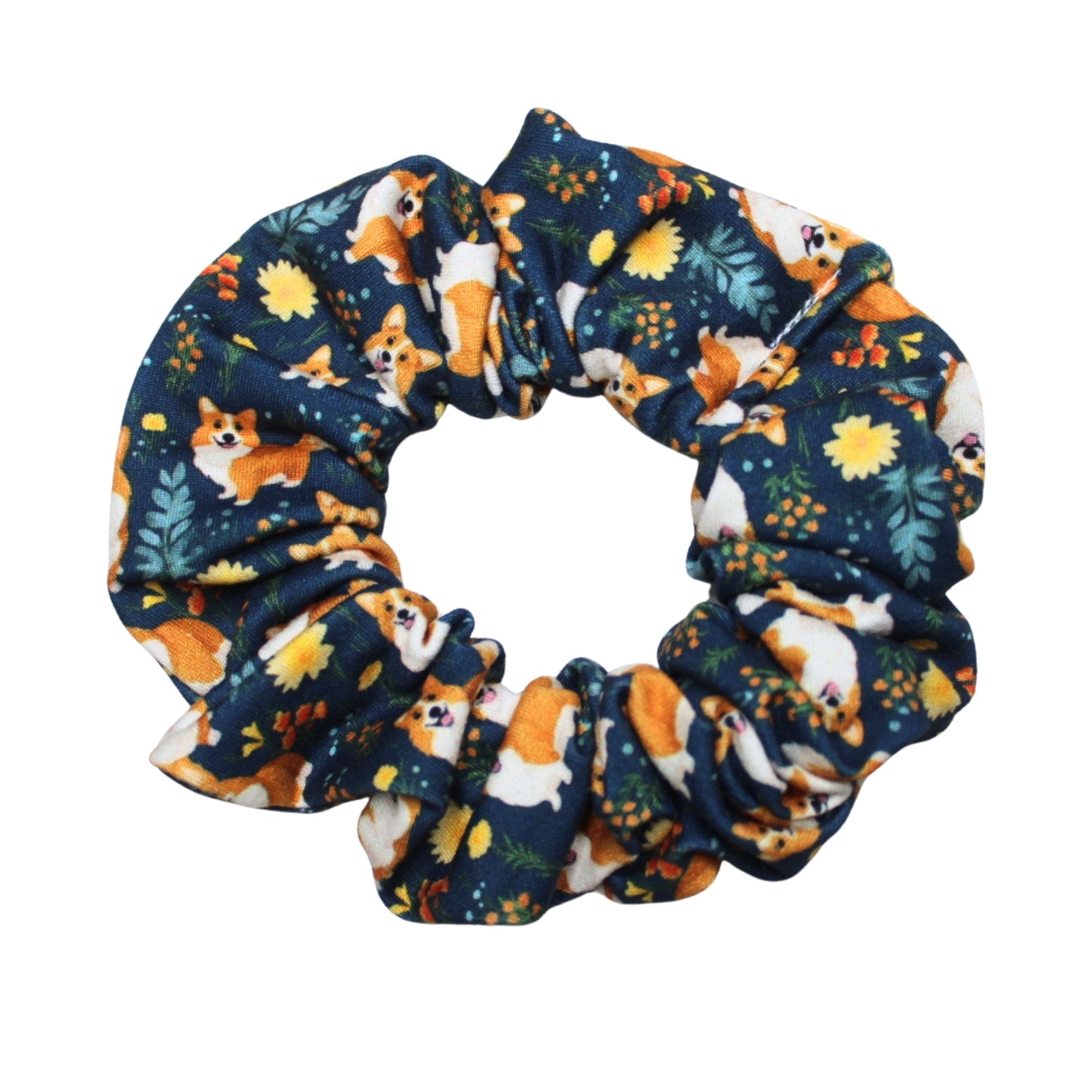 Corgi Dog Hair Scrunchies