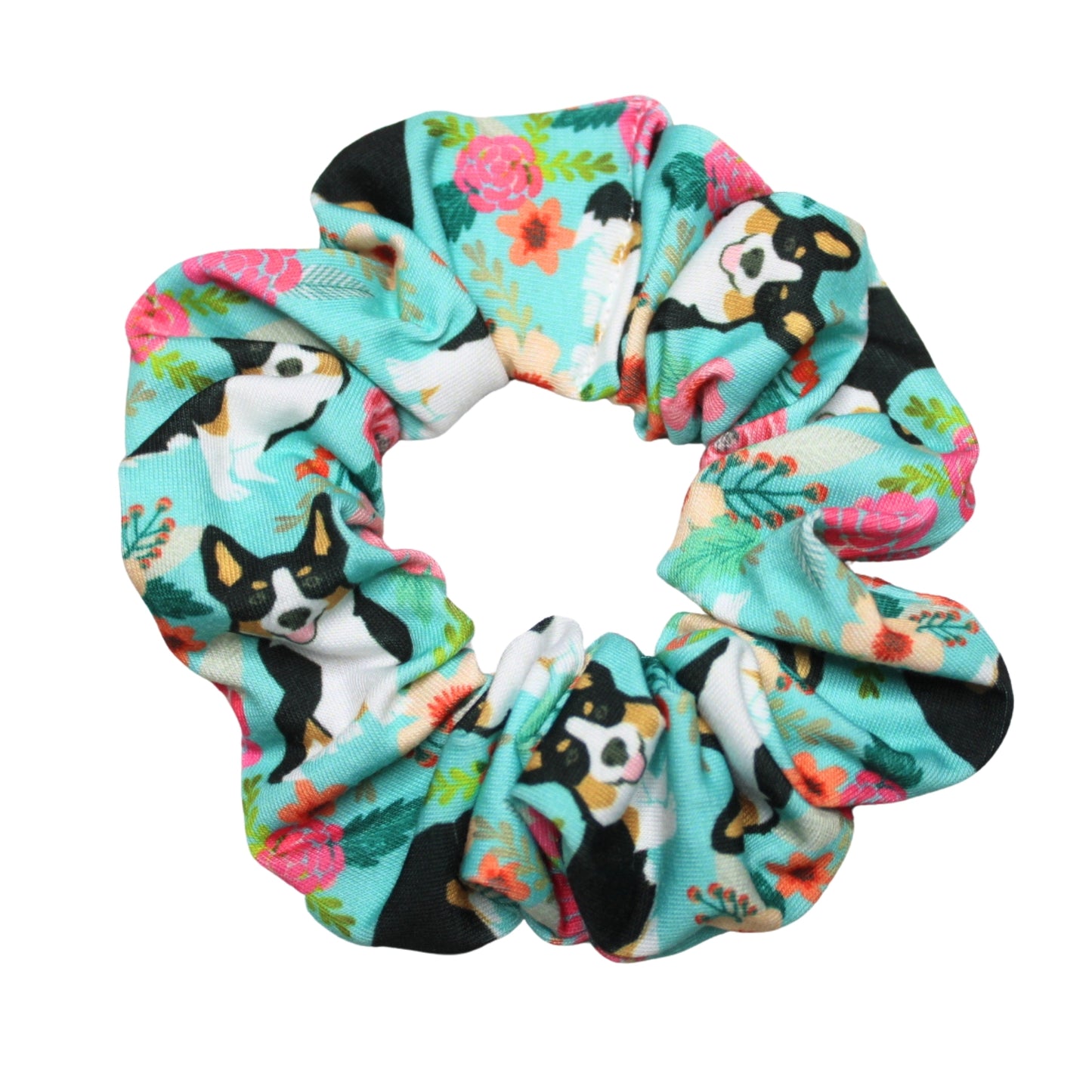 Corgi Dog Hair Scrunchies