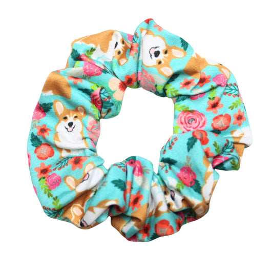 Corgi Dog Hair Scrunchies