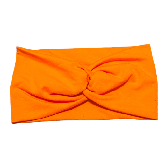 Solid Cotton Headbands, 5" Wide