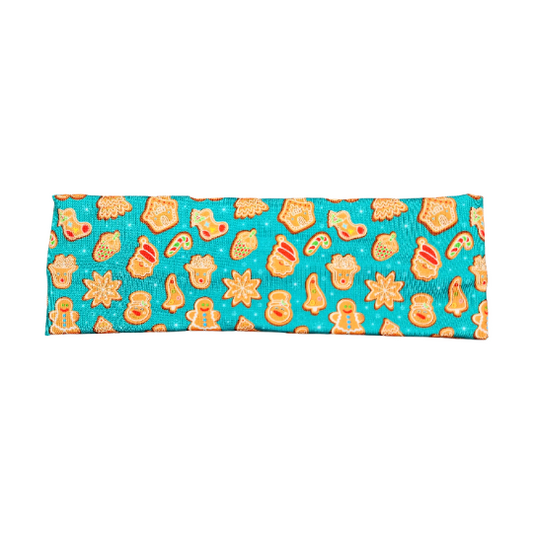 Teal Green Gingerbread Cookie Headband
