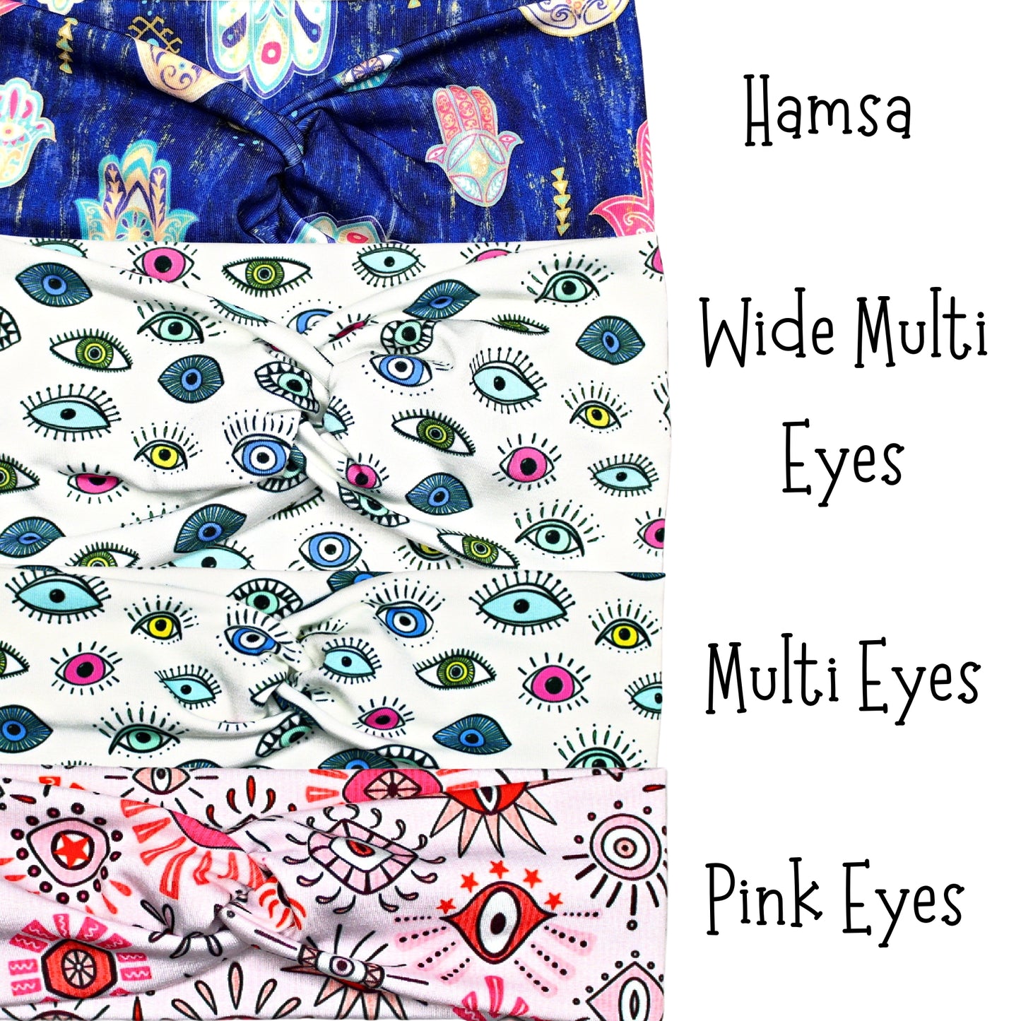 Mystic Eyes / Hamsa Headbands