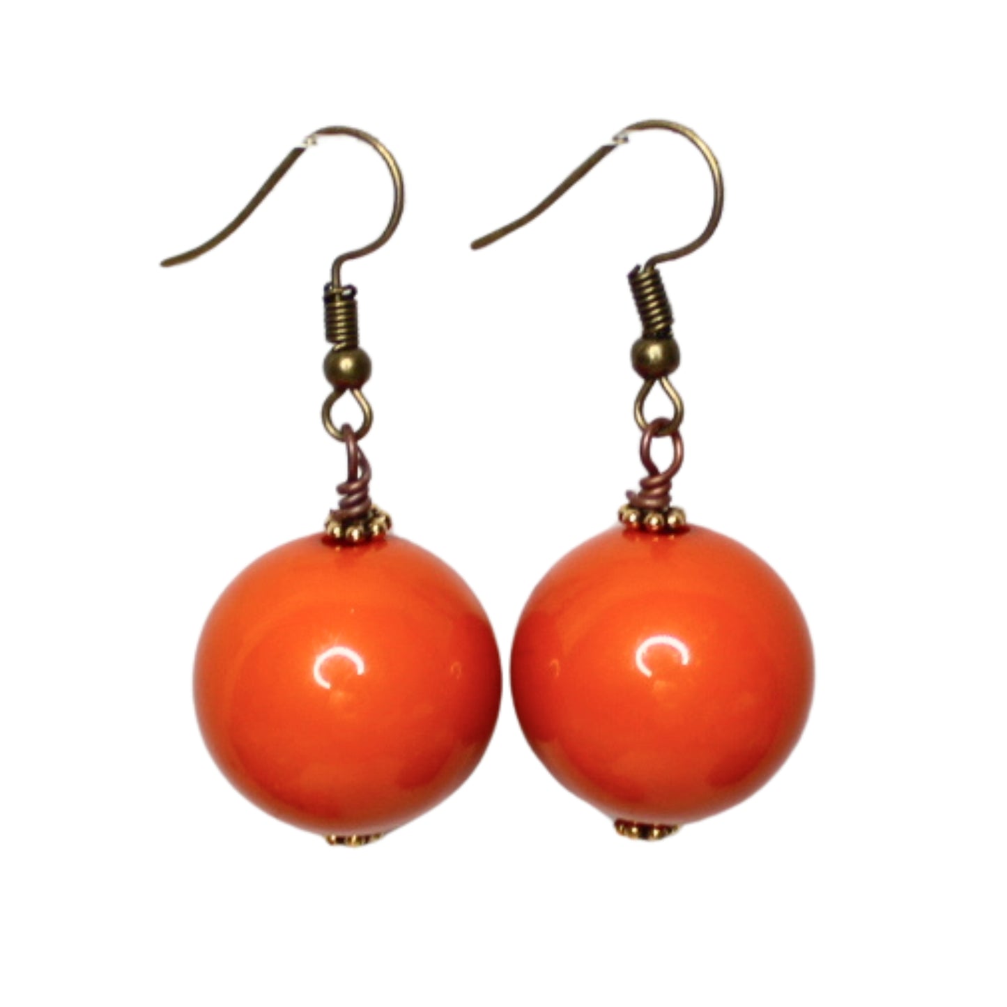 Chunky Bead Drop Earrings