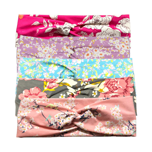 Cotton Floral Headbands