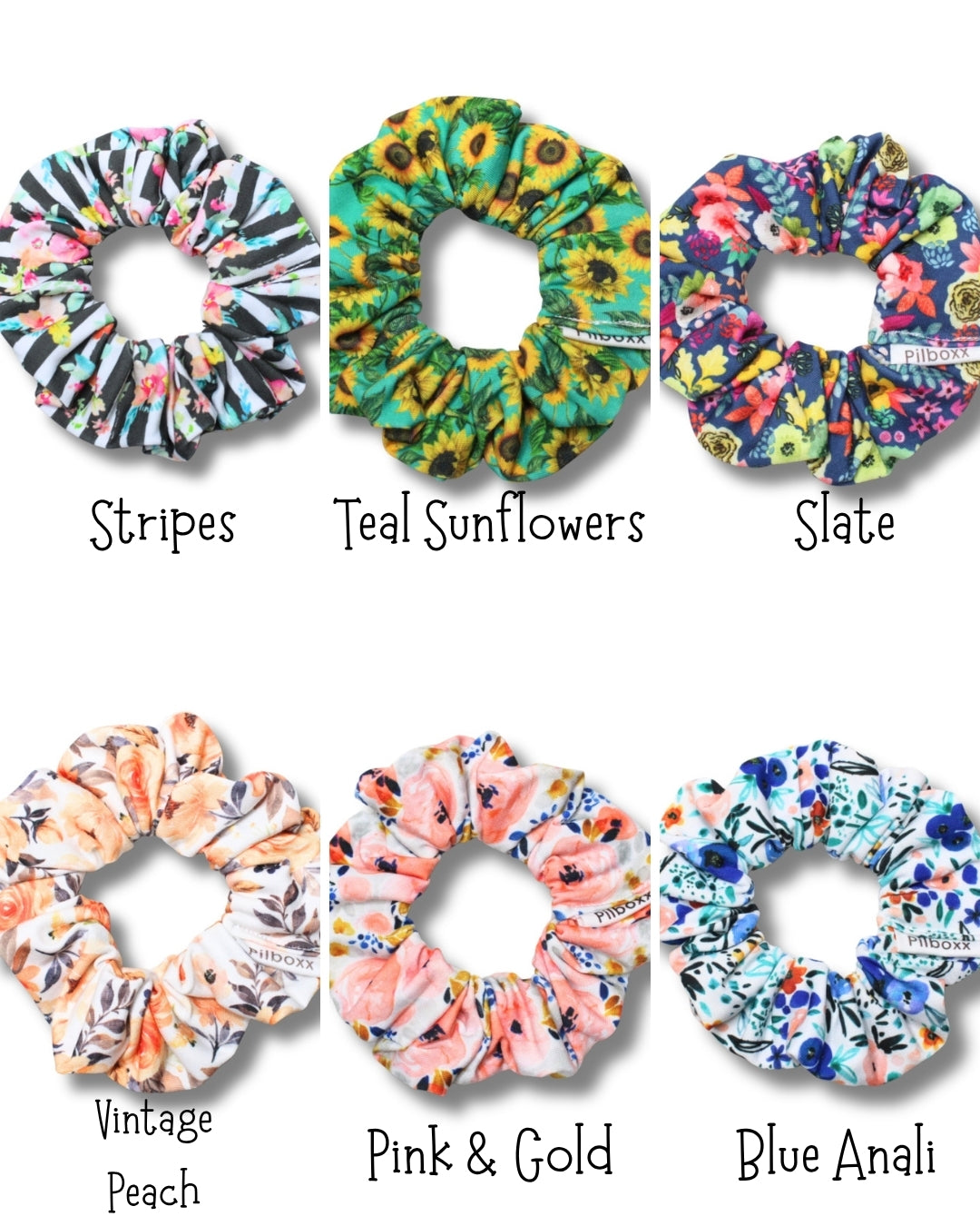 Floral Scrunchies