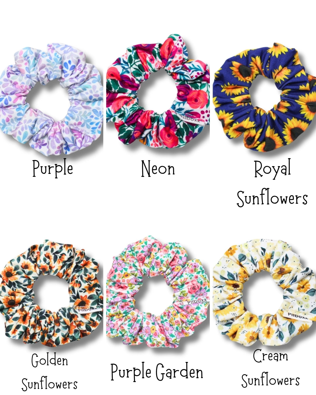 Floral Scrunchies