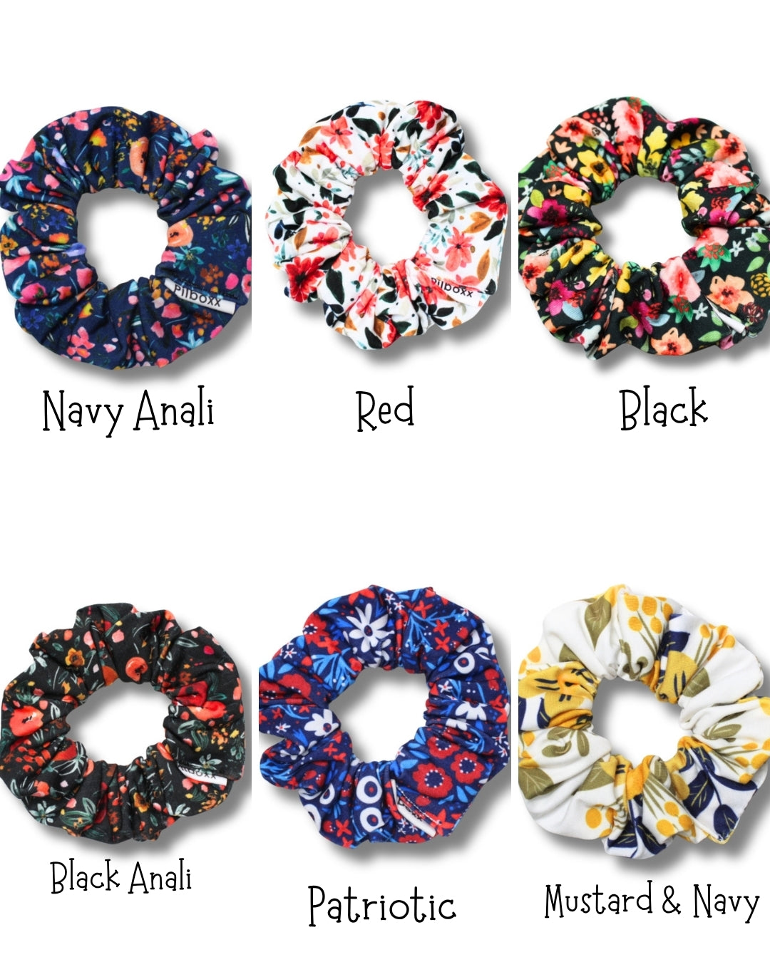 Floral Scrunchies