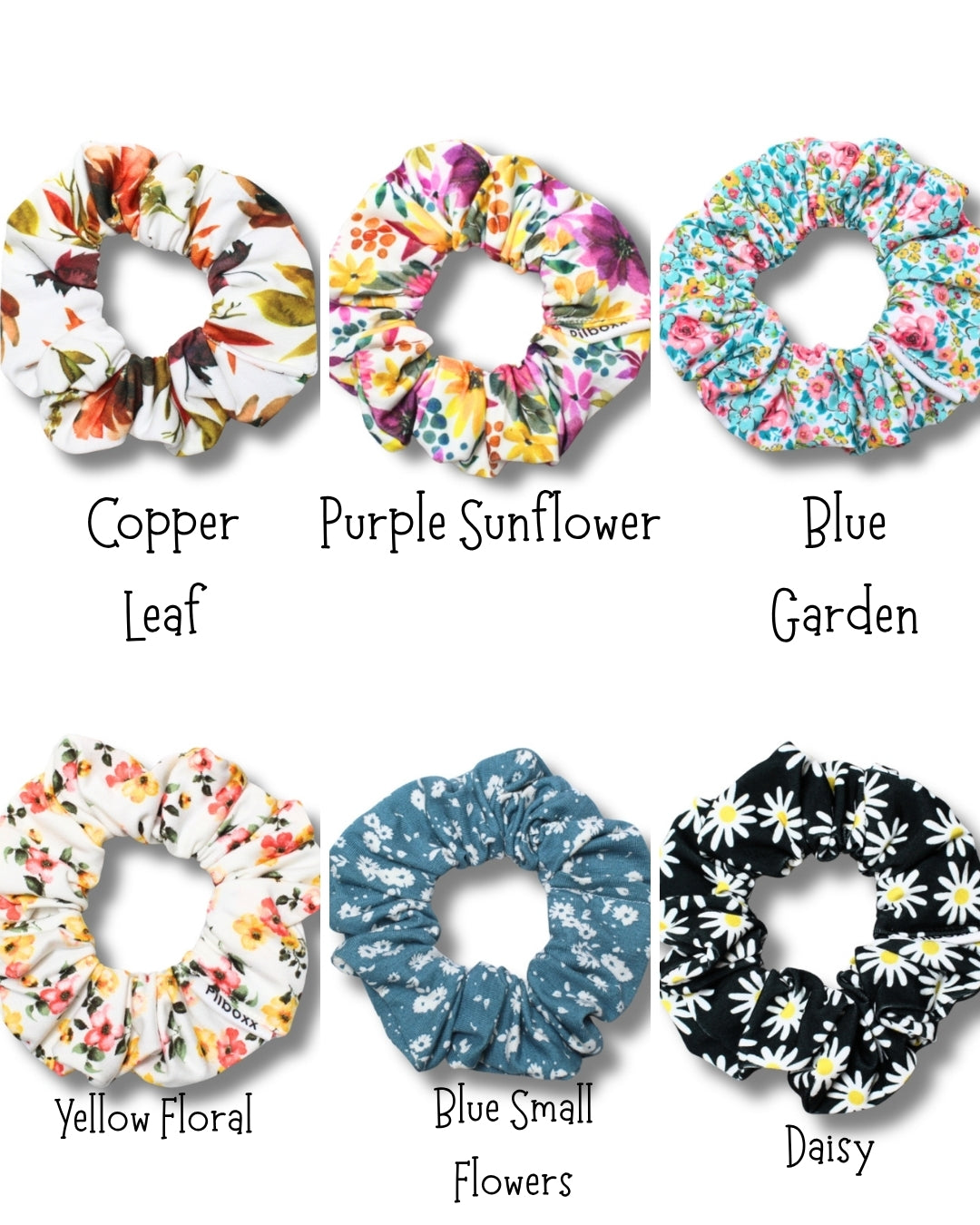 Floral Scrunchies