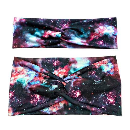 Mint Galaxy Print Headband