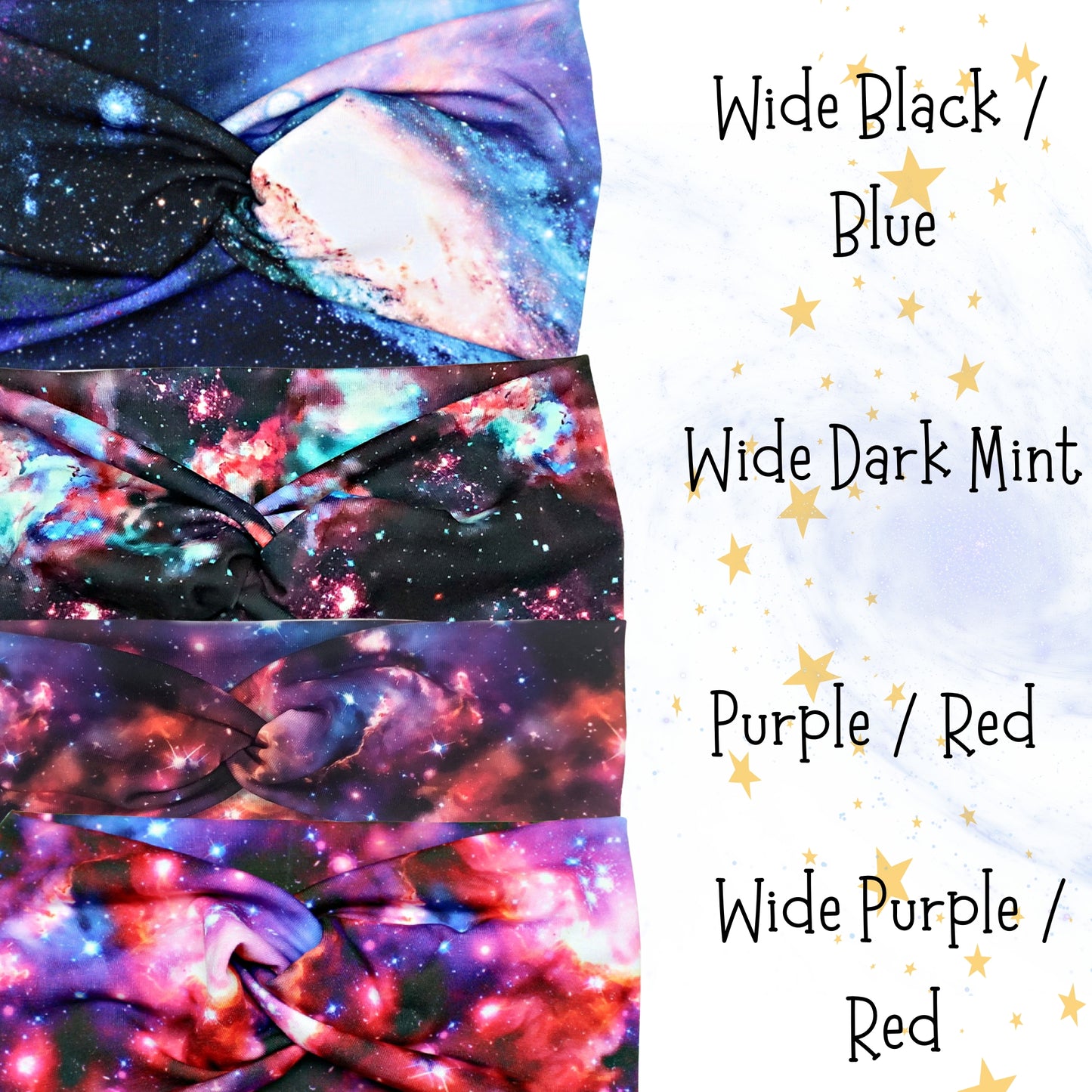 Space / Moon Headbands