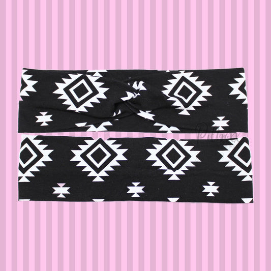 Black Southwestern Headband