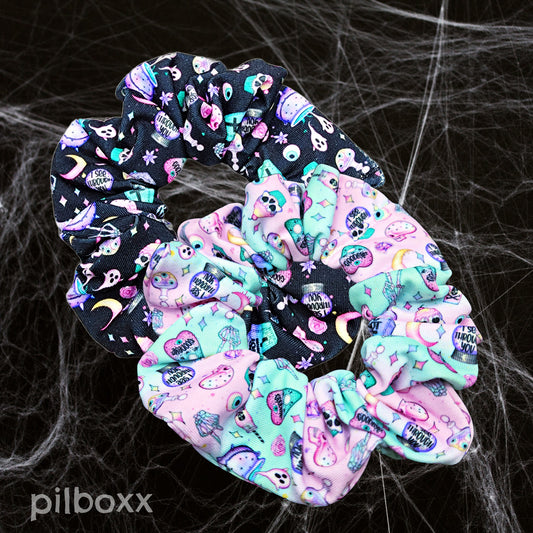 Pastel Goth Girl Scrunchies