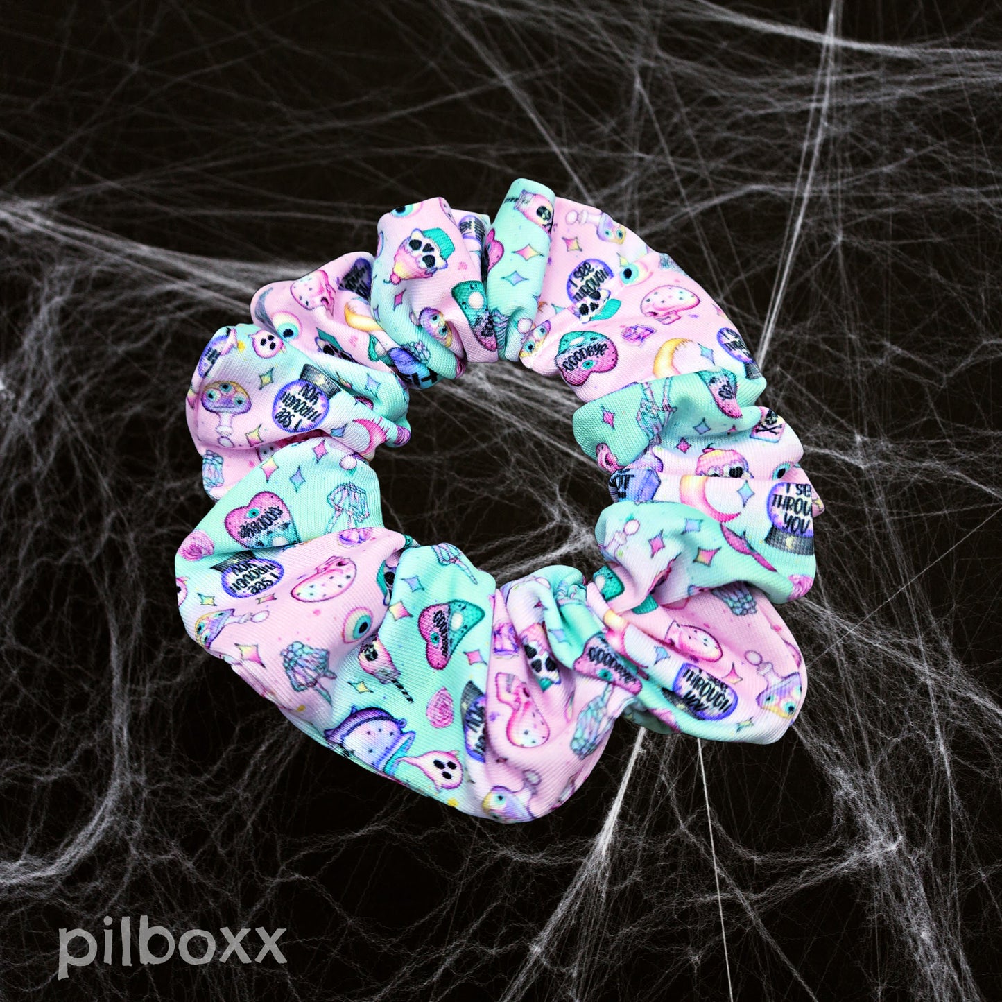 Pastel Goth Girl Scrunchies