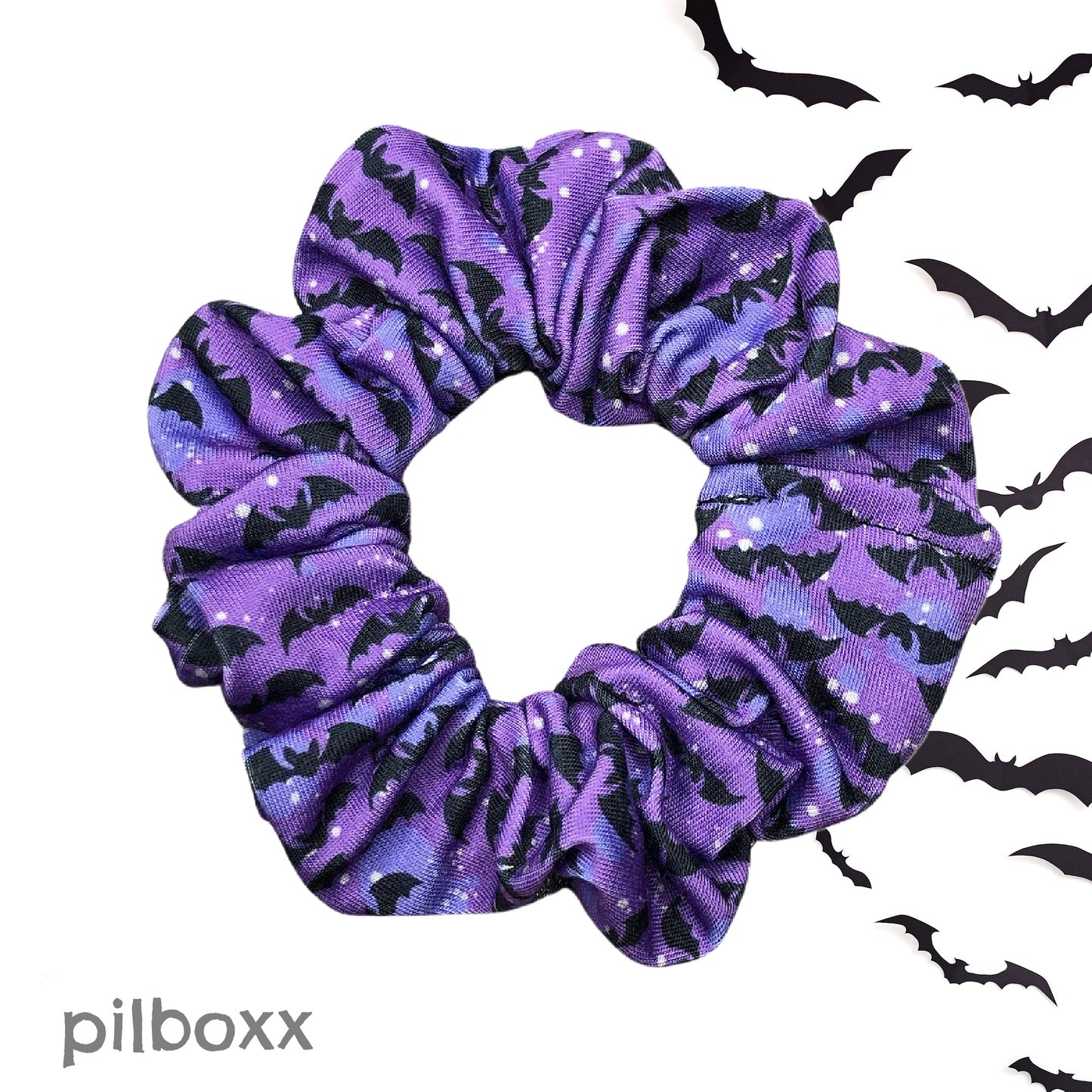 Gothic Bat Hair Scrunchies