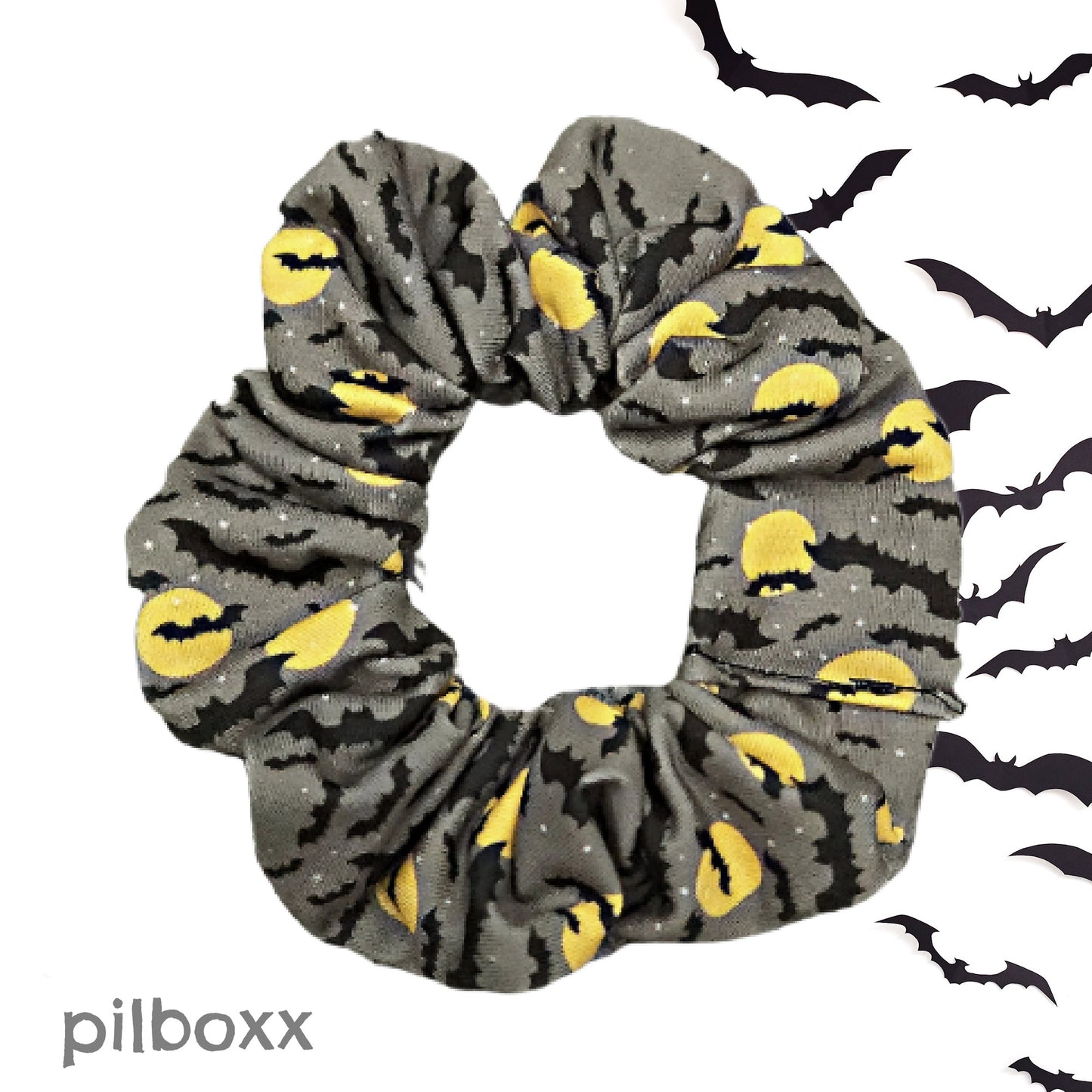 Gothic Bat Hair Scrunchies