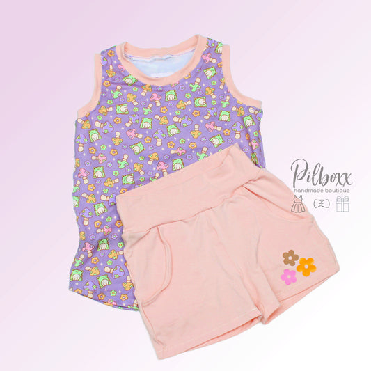 Size 5 Frog Summer Set