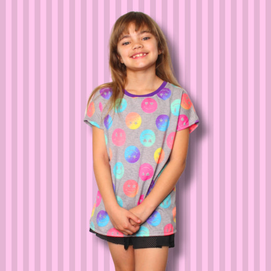 Neon Dolman Short Sleeve Jersey T-Shirt