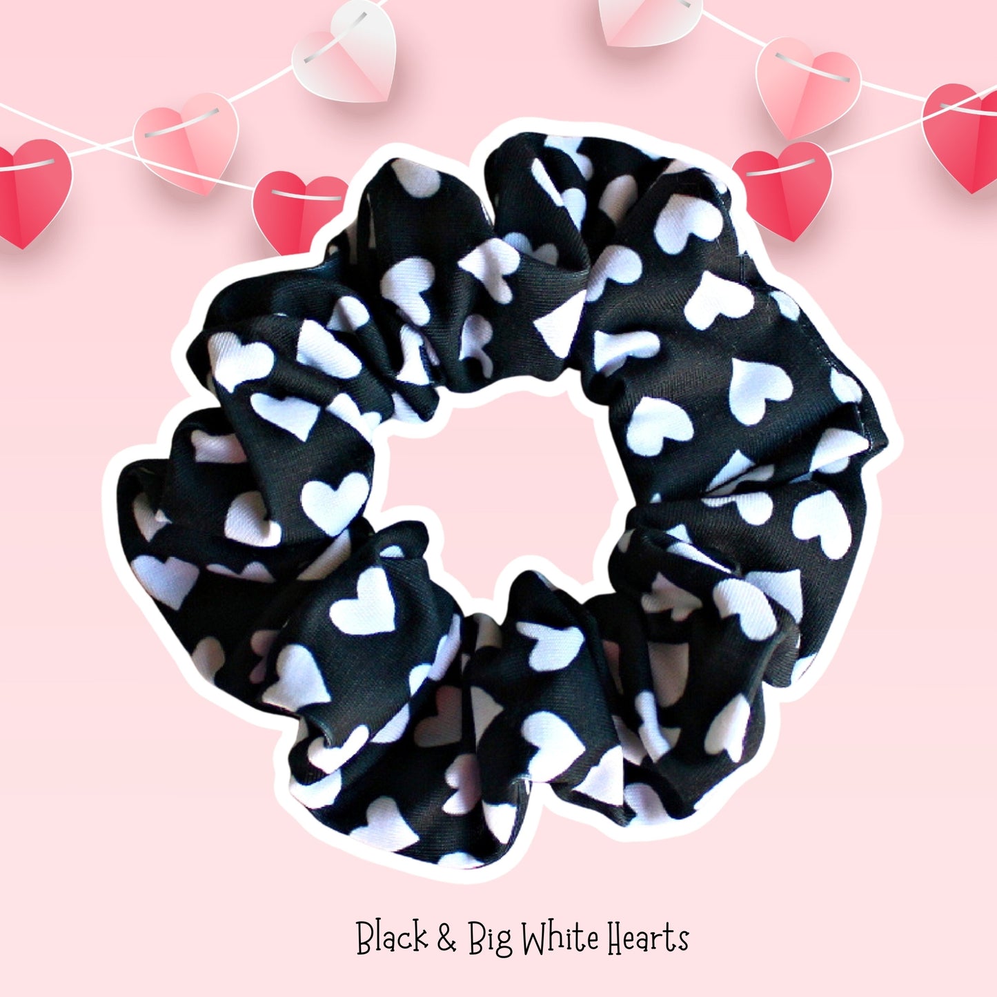 Heart Scrunchies