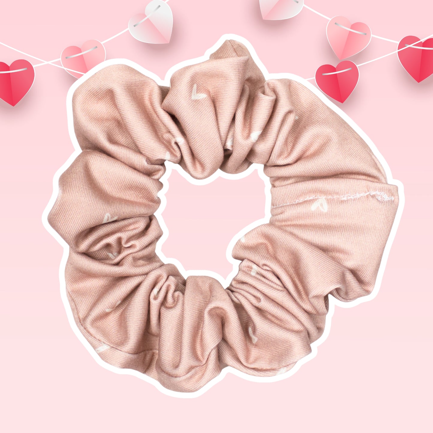 Heart Scrunchies
