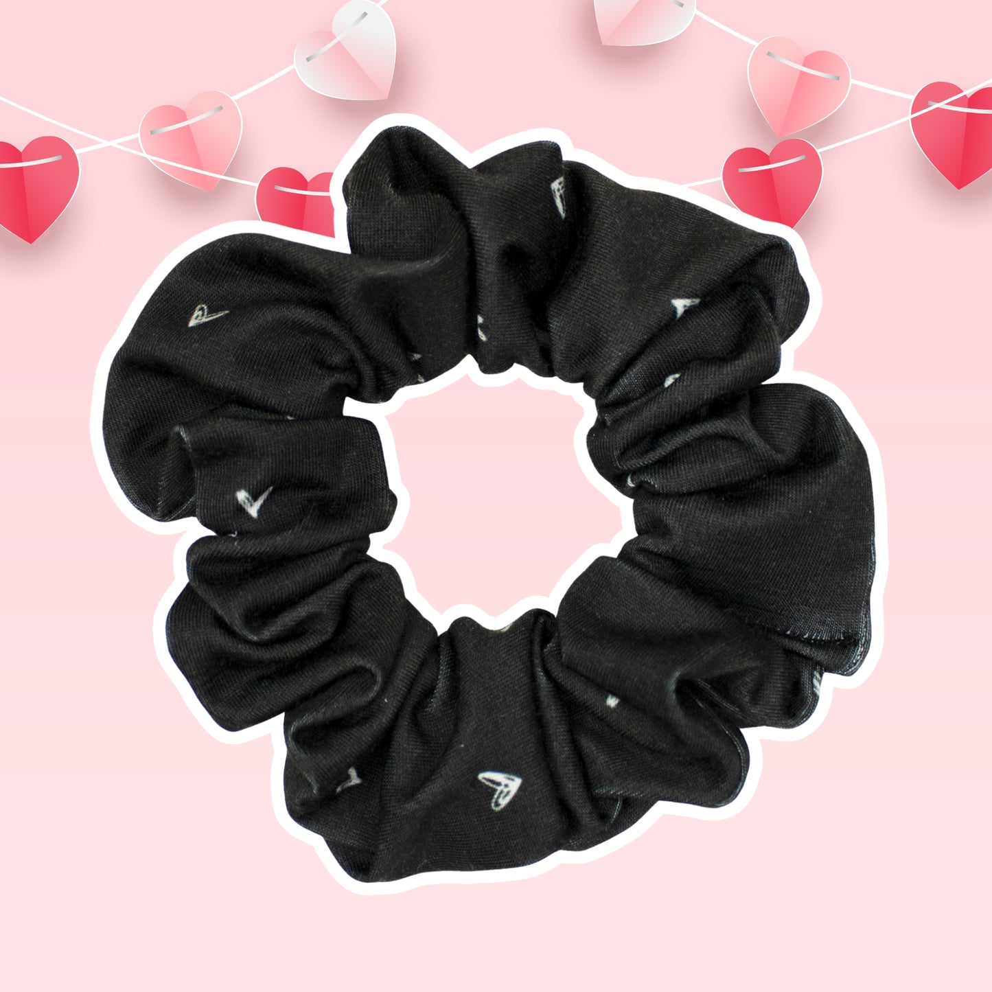 Heart Scrunchies