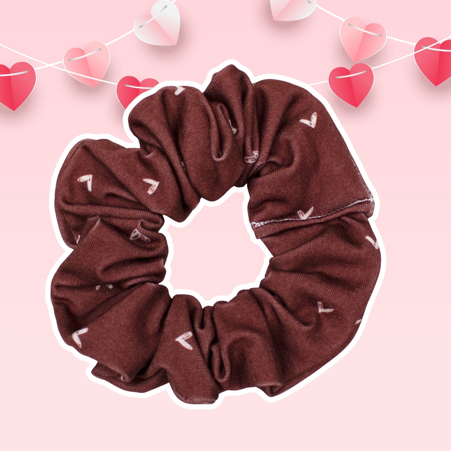 Heart Scrunchies