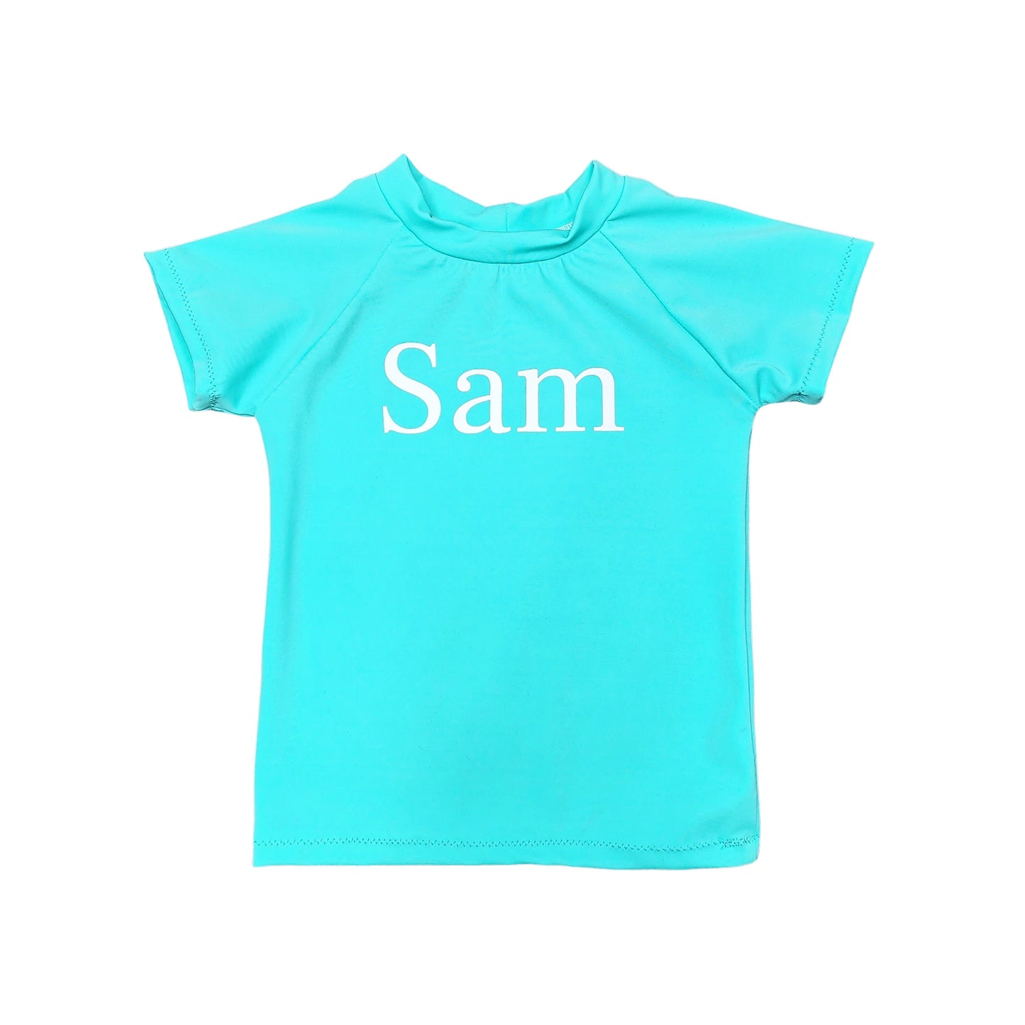 Unisex Solid Swim Shirt for Kids and Toddlers, Custom Rash Guard