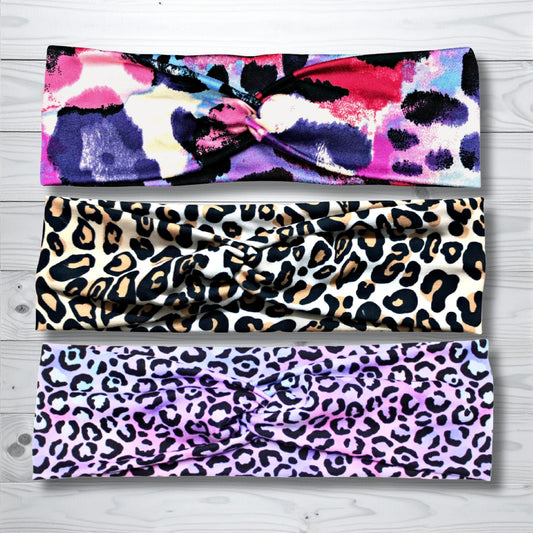 Leopard Print Headbands